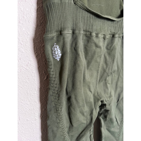 Women's Free People Good Karma Onesie Jumpsuit Green XS/S - Picture 9 of 11